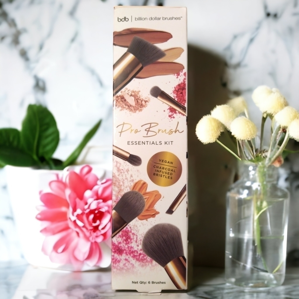 BDB~BILLION dollar brush set (billion dollar beauty) 6 piece face set NEw In Box